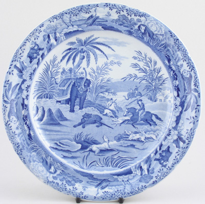Plate Death of the Bear c1820